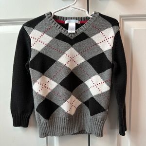 Janie and Jack Boys Argyle Sweater (Size 2T)